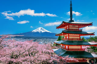 Die Landschaft von Japan.