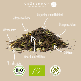 Bio Perzik sinaasappel (cafeïnevrij)
