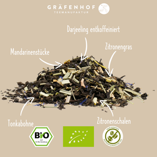 Bio Mandarijn vanille (cafeïnevrij)