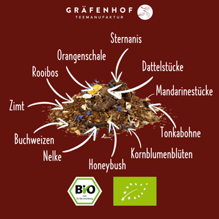 Bio Kerstthee met rooibos