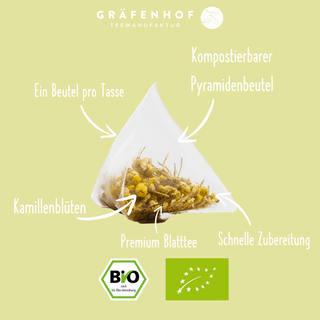Eenvoudige kamillethee, 15 piramidezakjes