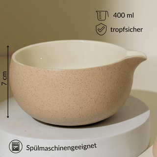Matcha kom met bezemhouder