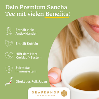 BIO Japan Sencha Tee Gräfenhof - Benefits