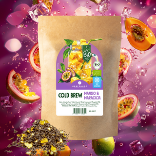 Bio IJsthee mango passievrucht (cold brew)