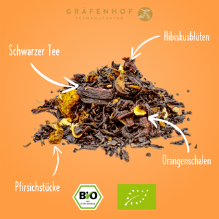 Bio IJsthee perzik (koud brouwsel)