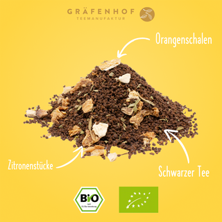 Bio IJsthee met citroen (cold brew)