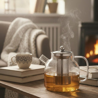 Glazen theepot 1,5 liter