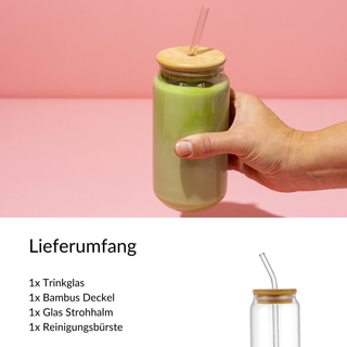 Matcha latte glas (500ml)