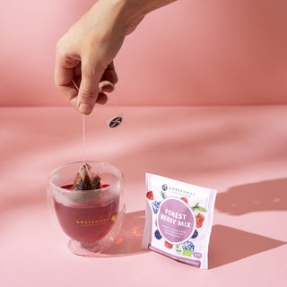 Bosbessenmix, 15 piramidezakjes