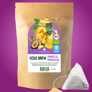 Bio IJsthee mango passievrucht (cold brew)