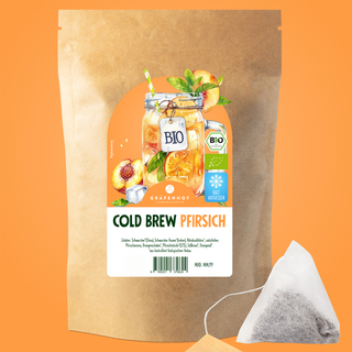 Bio IJsthee perzik (koud brouwsel)