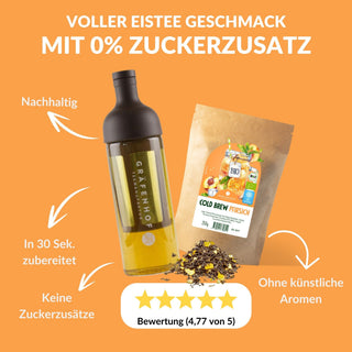 Bio IJsthee perzik (koud brouwsel)