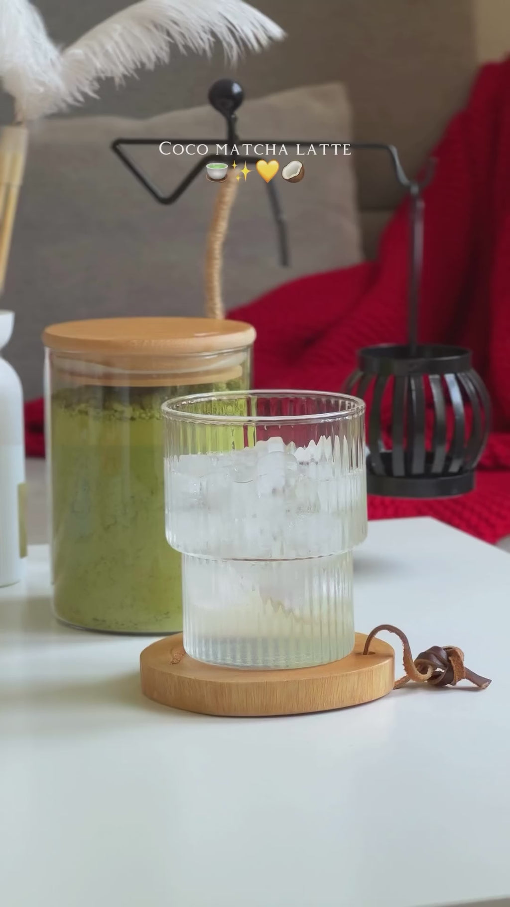 Zubereitung von Coco Matcha Tee