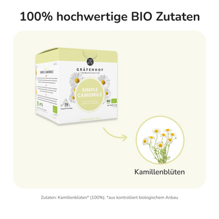 Eenvoudige kamillethee, 15 piramidezakjes
