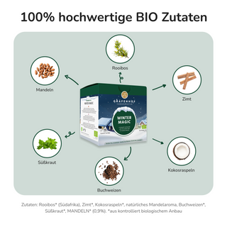 Wintermagie, 15 piramidezakjes